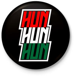 printfashion Hajrá Magyarország Póló - Kitűző, hűtőmágnes - Fekete (5466233)