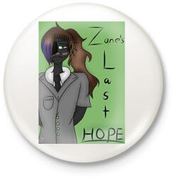 printfashion Zane's Last Hope - Kitűző, hűtőmágnes - Fehér (7051607)