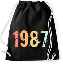 printfashion 1987 - Sportzsák, Tornazsák - Fekete (11828917)