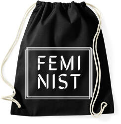 printfashion Feminist (white) - Sportzsák, Tornazsák - Fekete (8533314)