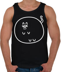 printfashion Dagi cica - Férfi atléta - Fekete (4693244)