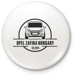 printfashion Opel zafira hungary - Kitűző, hűtőmágnes - Fehér (4885706)