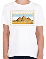 printfashion Egyiptom - Gyerek póló - Fehér (7425687)