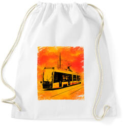 printfashion Villamos - Sportzsák, Tornazsák - Fehér (15590146)