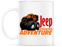 printfashion jeep extreme1 - Bögre - Fehér (6877763)