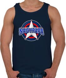 printfashion NAGYPAPA - Férfi atléta - Sötétkék (10914571)