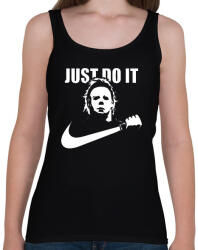 printfashion just do it Michael Myers - Női atléta - Fekete (14573977)