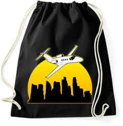 printfashion Utazás - Sportzsák, Tornazsák - Fekete (13014287)