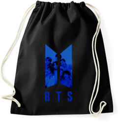 printfashion bts-kék - Sportzsák, Tornazsák - Fekete (5600513)