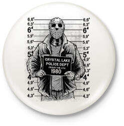 printfashion Jason - Kitűző, hűtőmágnes - Fehér (3073804)