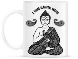 printfashion A tudás alázatosan ragyog - Bögre - Fehér (7636463)