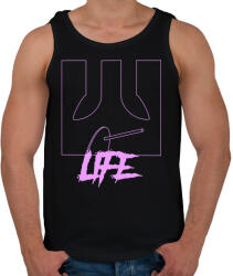 printfashion Life - Férfi atléta - Fekete (1202697)