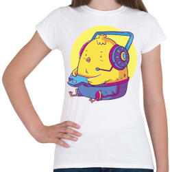 printfashion Gamer csirke - Női póló - Fehér (11861650)