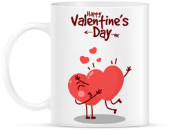 printfashion Szív küldi szívnek - Bögre - Fehér (2213195)