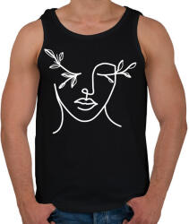 printfashion Női arc 05 - Férfi atléta - Fekete (11696607)