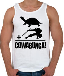 printfashion Cowabunga 2 - Férfi atléta - Fehér (6973412)