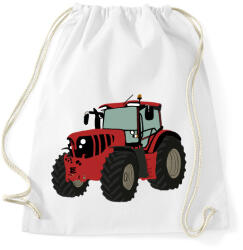 printfashion Red traktor - Sportzsák, Tornazsák - Fehér (3473979)