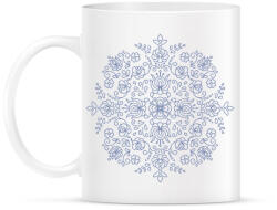 printfashion Kiszínezhető magyaros minta - Bögre - Fehér (11629865)