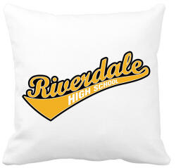 printfashion Riverdale logo - Párnahuzat, Díszpárnahuzat - Fehér (2863357)
