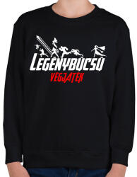 printfashion Legénybúcsú végjáték 2 - Gyerek pulóver - Fekete (7343617)