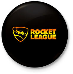 printfashion Rocket League - Kitűző, hűtőmágnes - Fekete (3103769)