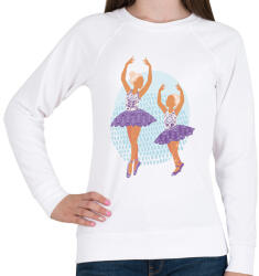 printfashion Balett - Női pulóver - Fehér (9439854)