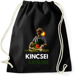 printfashion KINCSEI A JÓ FÖLDNEK - Sportzsák, Tornazsák - Fekete (2136924)