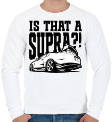 printfashion Is that a SUPRA? ! - Férfi pulóver - Fehér (16790671)