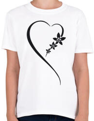printfashion Maori szív - Gyerek póló - Fehér (6005790)
