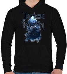 printfashion Jujutsu Kaisen Gojo - Férfi kapucnis pulóver - Fekete (16553492)