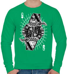 printfashion A királynő szerelme - Férfi pulóver - Zöld (79928)