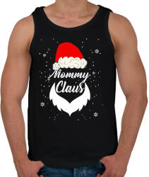 printfashion Mommy claus - Férfi atléta - Fekete (1957077)