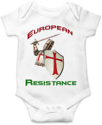 printfashion European Resistance - Baba Body - Fehér (1330164)