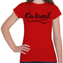 printfashion Kanál páros - kis kanál 1 - Női póló - Piros (6070419)