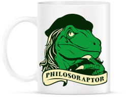 printfashion Bölcs raptor - Bögre - Fehér (1460693)