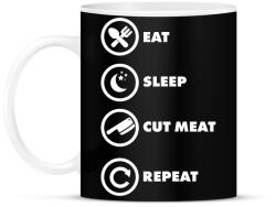 printfashion Cut meat - Bögre - Fekete (2148440)