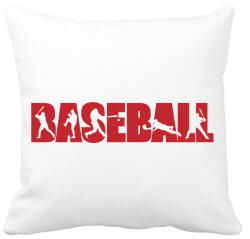 printfashion Baseball - Párnahuzat, Díszpárnahuzat - Fehér (15808083)