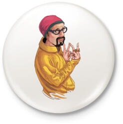 printfashion Ali G - Kitűző, hűtőmágnes - Fehér (3083837)