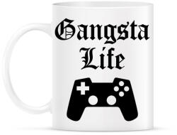 printfashion Gangsta Life - Bögre - Fehér (789884)