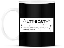 printfashion Altruista - Bögre - Fekete (6398707)