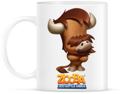 printfashion Zooba - Buck - Bögre - Fehér (4602504)