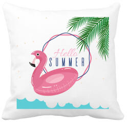 printfashion Hello Summer! - Párnahuzat, Díszpárnahuzat - Fehér (1615963)