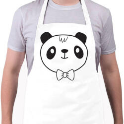 printfashion Panda páros 1 - Kötény - Fehér (6078417)