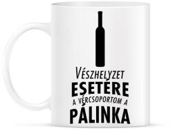 printfashion A vércsoportom a pálinka - Bögre - Fehér (2682421)