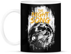 printfashion Az éjszaka hangja - Bögre - Fekete (791597)