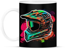 printfashion Motocross sisak - Bögre - Fekete (13036070)