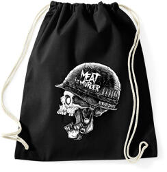 printfashion Meat is murder - Sportzsák, Tornazsák - Fekete (23676)