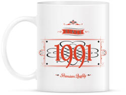 printfashion since-1991-red-black - Bögre - Fehér (790694)