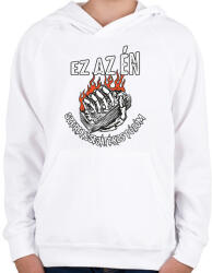 printfashion Ez az én szerencsejátékos pólóm - Gyerek kapucnis pulóver - Fehér (16512699)