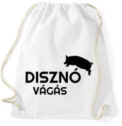 printfashion Disznóvágás - fekete - Sportzsák, Tornazsák - Fehér (11626181)